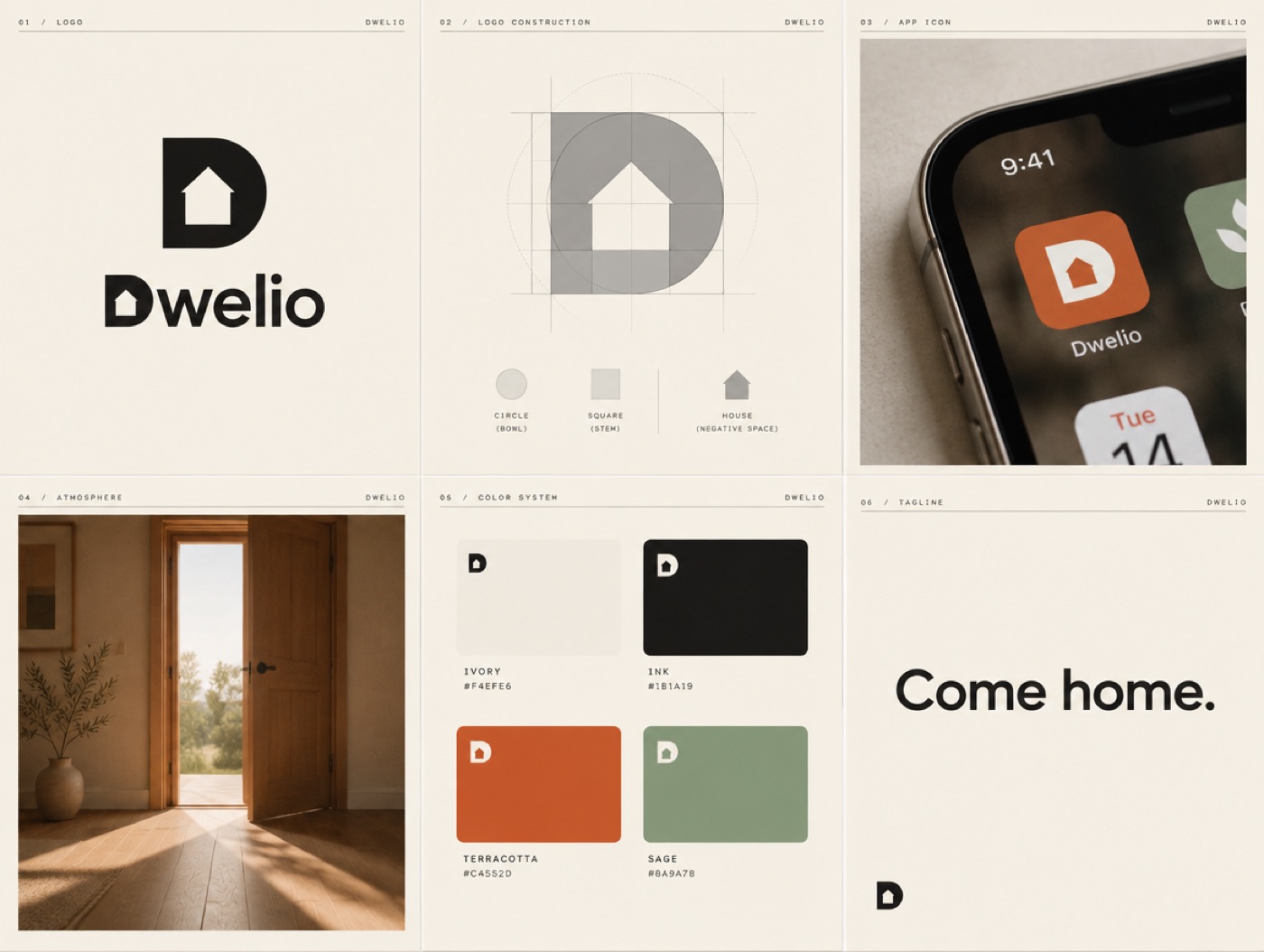 The Threshold brand board for Dwelio