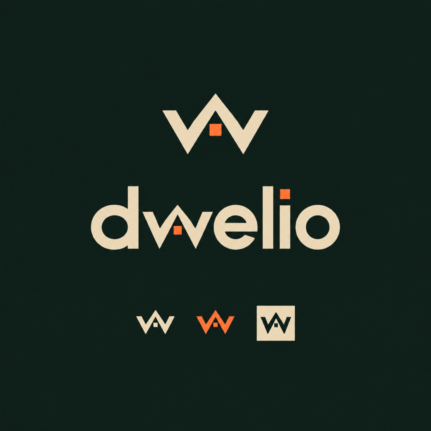 Roofline logo lockup for Dwelio
